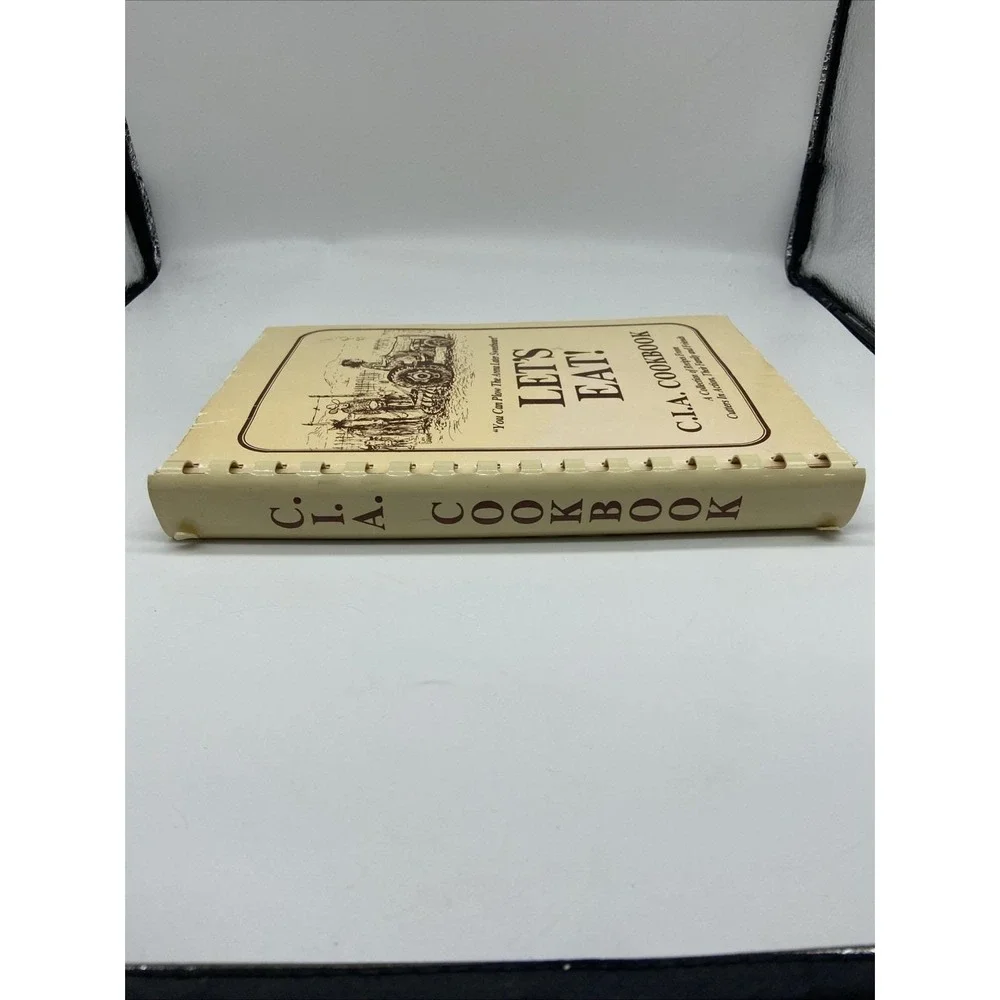 Vintage Let's Eat C.I.A. Cookbook Cutters In Action Recipes Spiral Bound Western